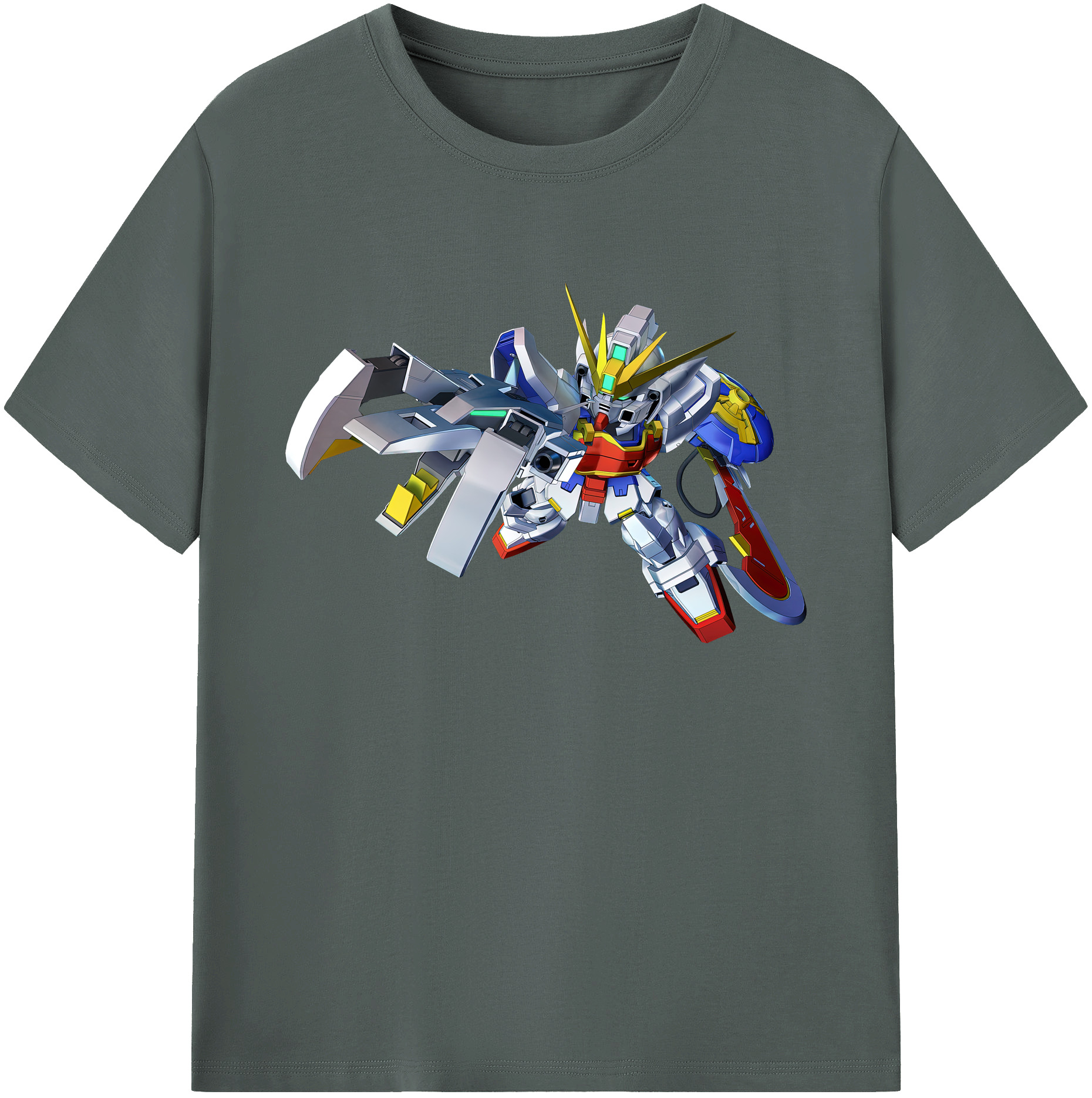 （画像用） 機動戦士ガンダム Mobile Suit Gundam 綿100％ メンズ半袖Tシャツ｜肌触りやわらか＆通気性